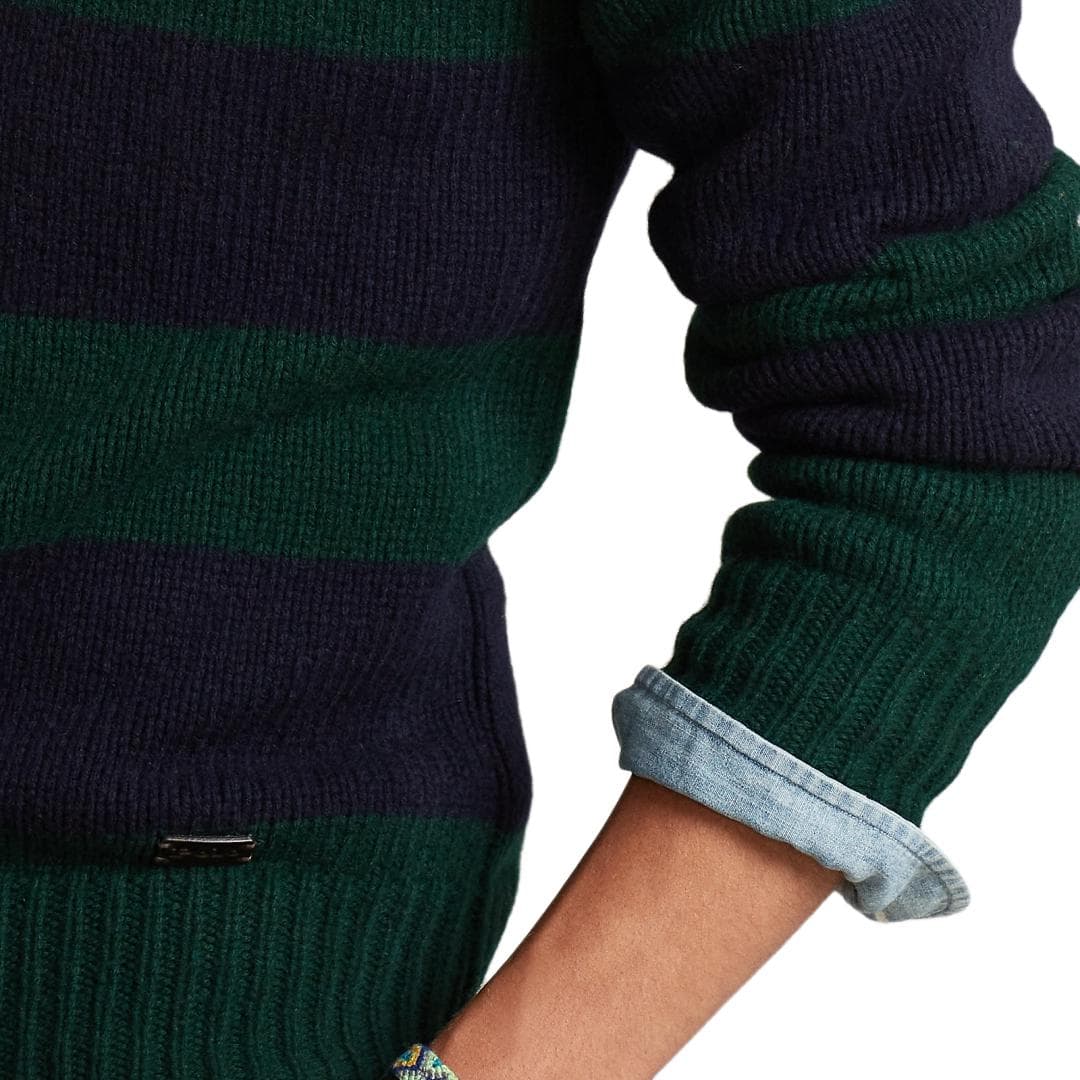 Кофта Polo Ralph Lauren Свитер Стандартный размер Мужской Зеленый синий Многоцветный - изображение 4