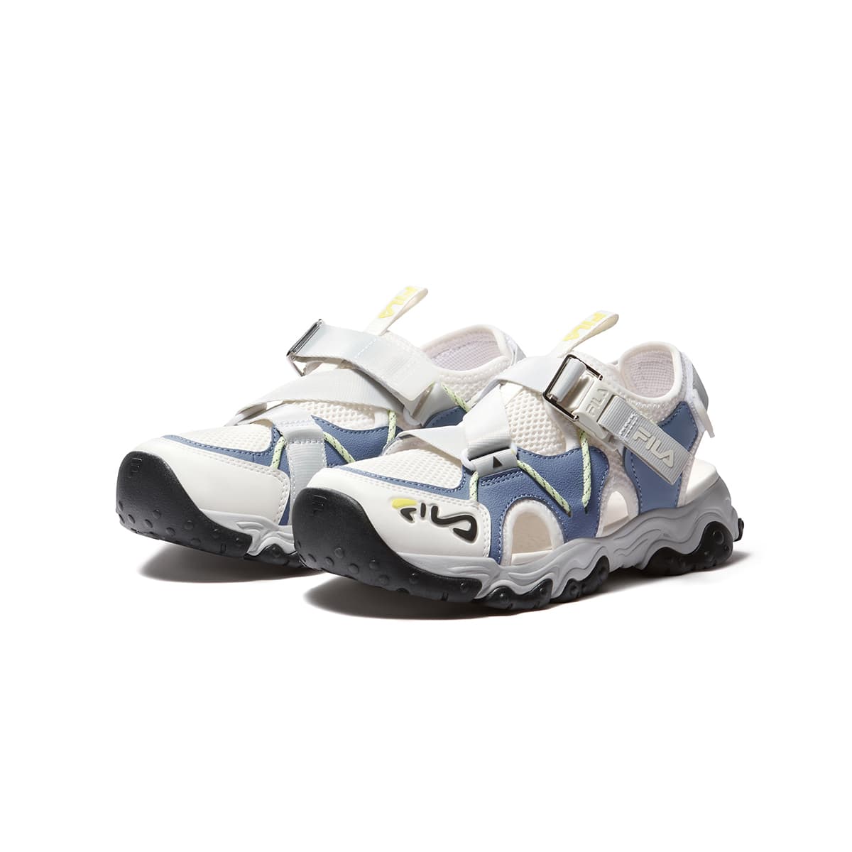 Сандалии FILA KIDS Анти-КИК Устойчивые к истиранию Дышащие Сандалии Eternal Синий Снег для Детей - изображение 3