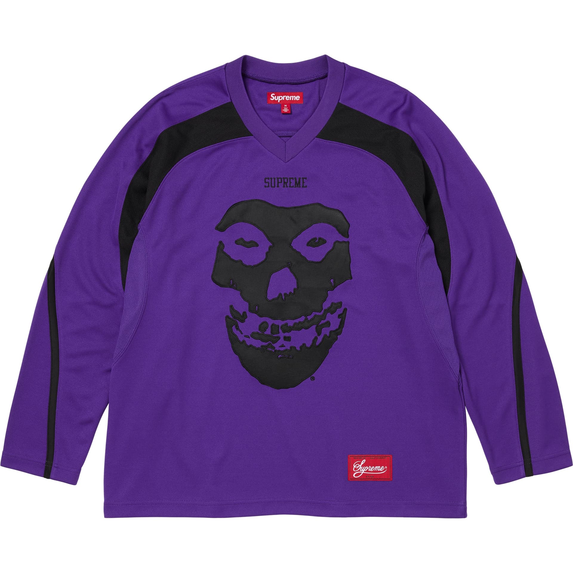 Supreme X The Misfits SS26 WEEK7 HOCKEY Джерси Хоккейные шайбы Джерси Унисекс - изображение 3