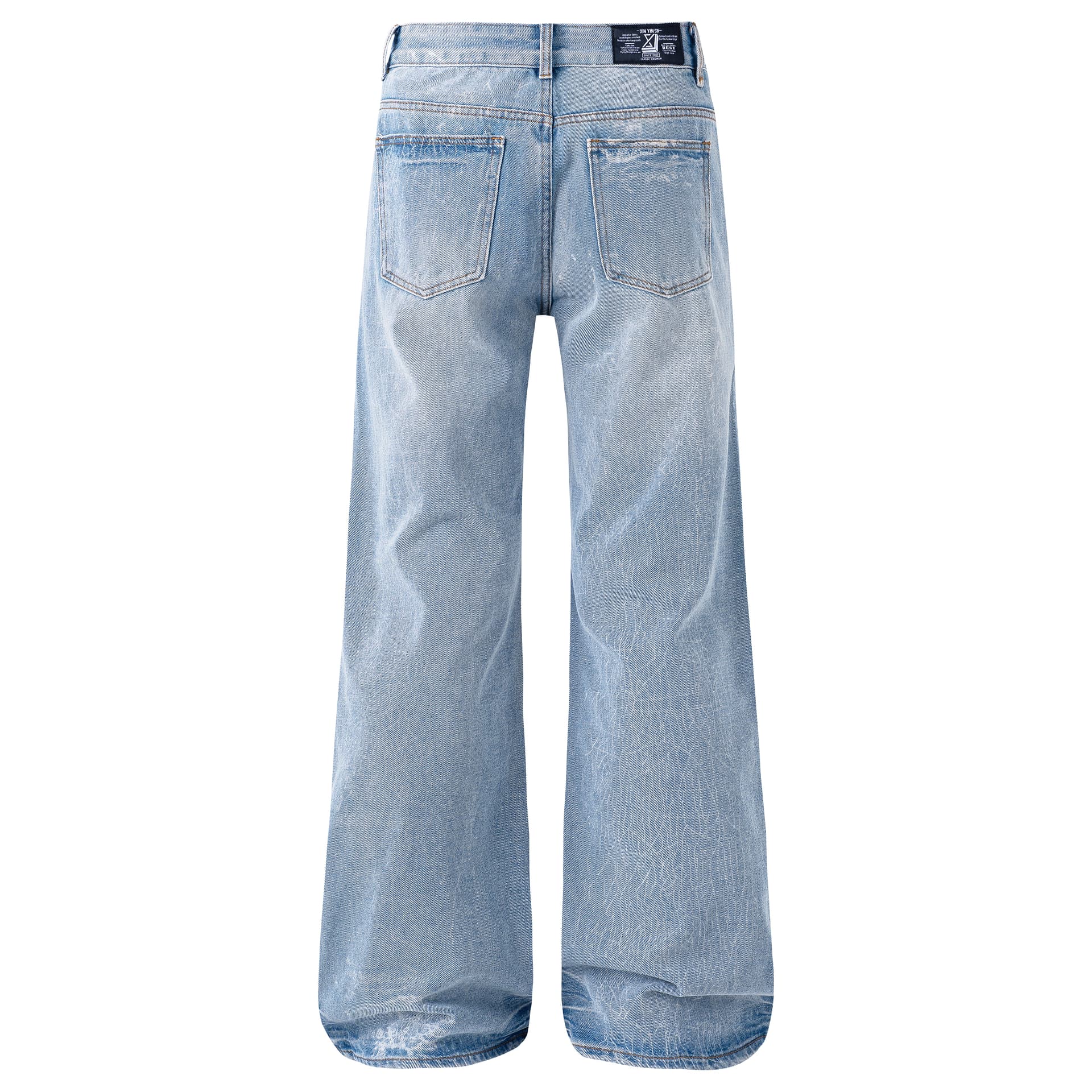Штаны XINYINSU Blue Unisex Jeans XINYINSU Синий Унисекс Джинсы - изображение 2