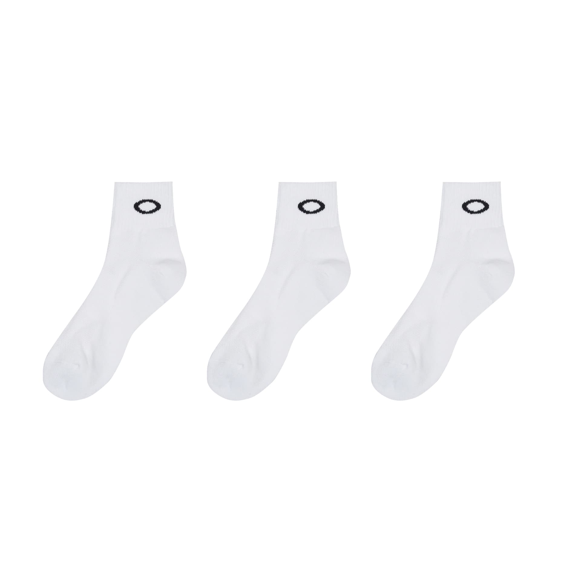 Oakley Arctic White 3 Pack Unisex Ankle Socks Окейли Арктический Белый 3 Пачка Унисекс Носки до щиколотки - изображение 2