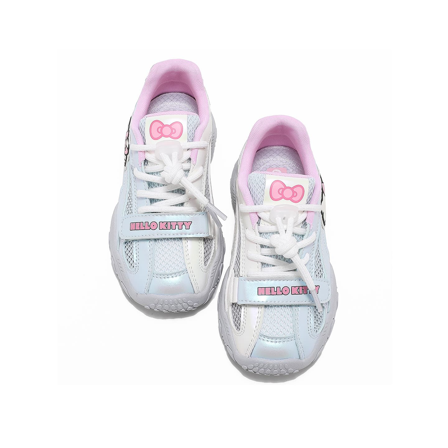Кроссовки Sanrio x Hello Kitty Синтетическая кожа текстиль противоскользящий дышащий амортизация и легкость низкий топ - изображение 5