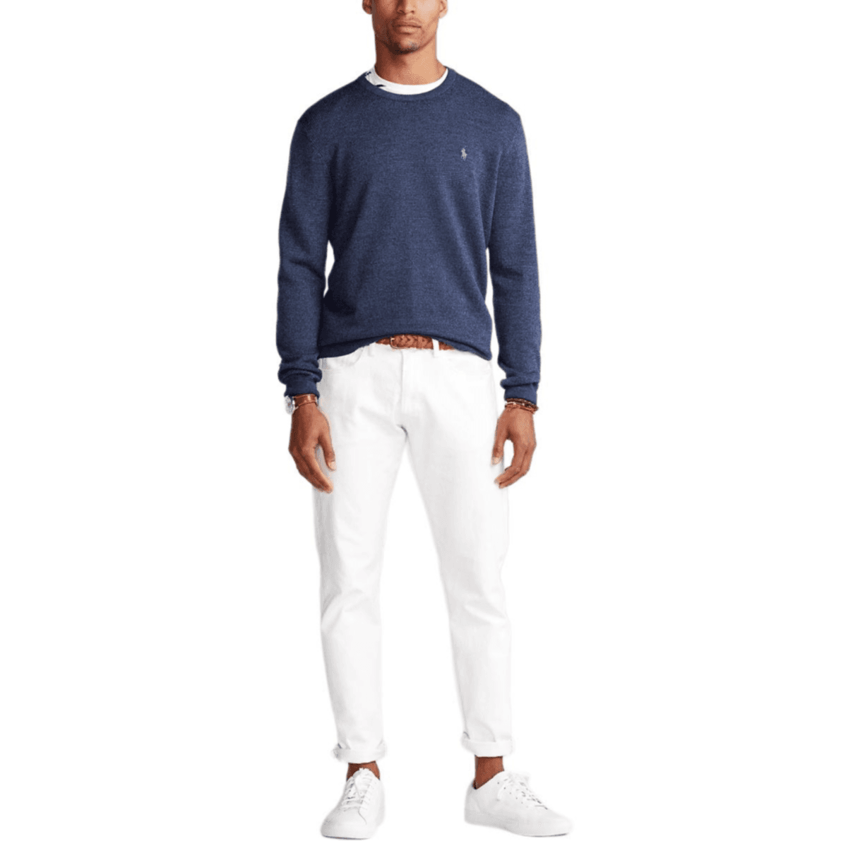Кофта Свитер Polo Ralph Lauren стандартного размера мужской морской синий - изображение 2