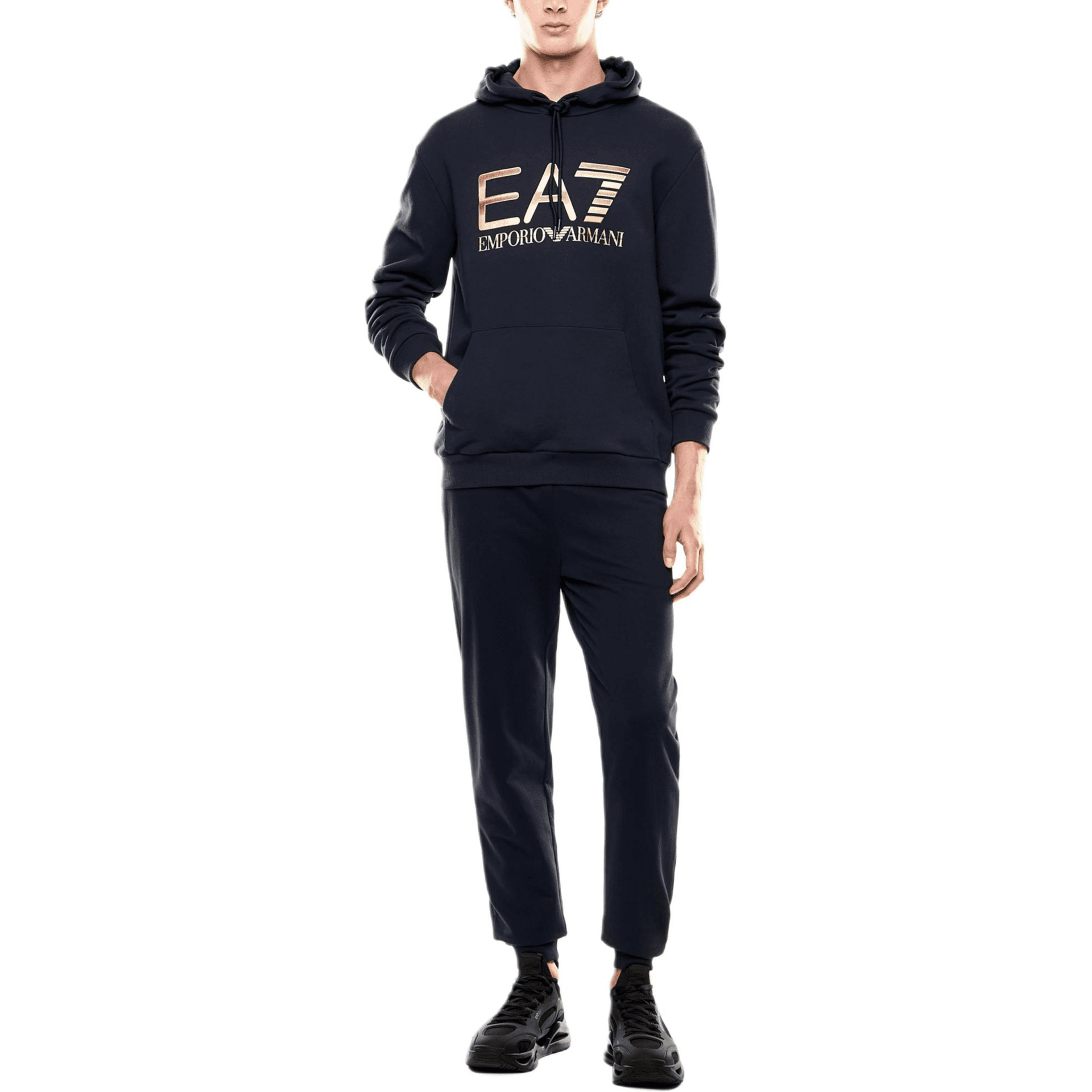 Худи EMPORIO ARMANI EA7 FW25 Толстовка Мужское - изображение 2