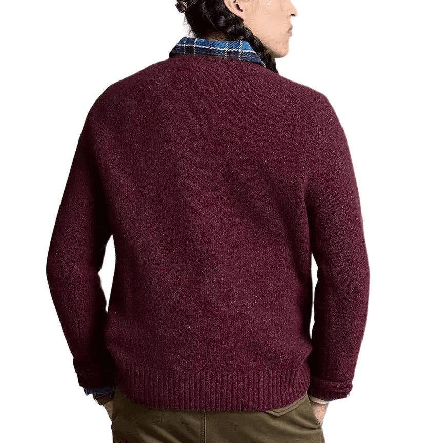 Кофта Polo Ralph Lauren Свитер Мужской Вино Красный - изображение 3