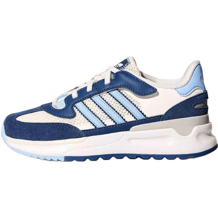 Кроссовки Adidas Originals Low Топ Детские Лайфстайл Обувь Синий Белый Для Возраста 3-7 Лет - изображение 1