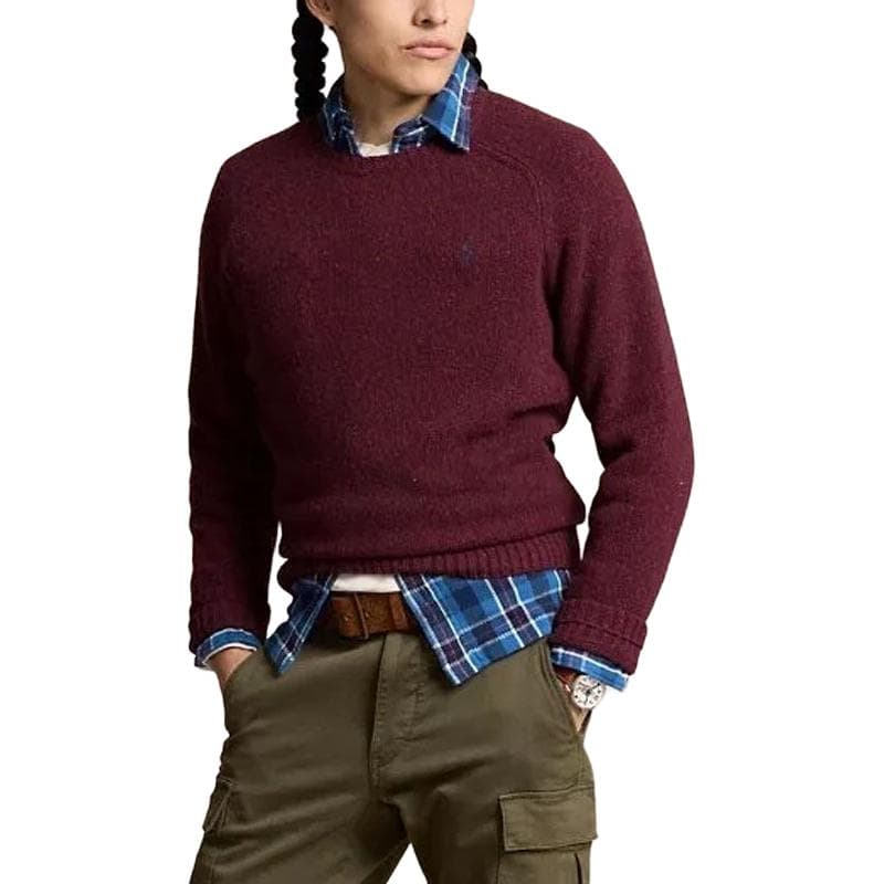 Кофта Polo Ralph Lauren Свитер Мужской Вино Красный - изображение 2