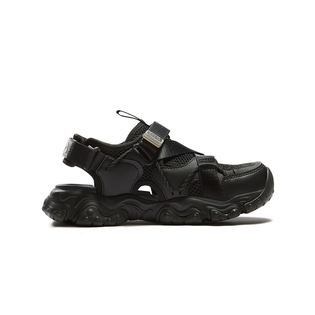Сандалии FILA KIDS Анти-КИК Устойчивые к истиранию Дышащие Сандалии Черные Космический Серебряный Детские - изображение 2