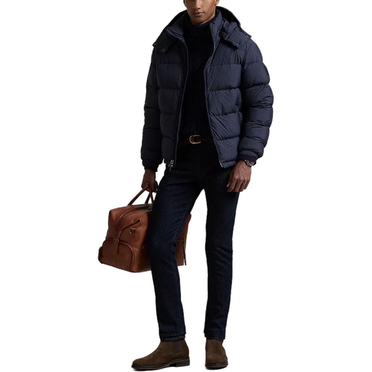 Зимняя куртка Polo Ralph Lauren FW24 Пуховик Мужской Синий - изображение 2