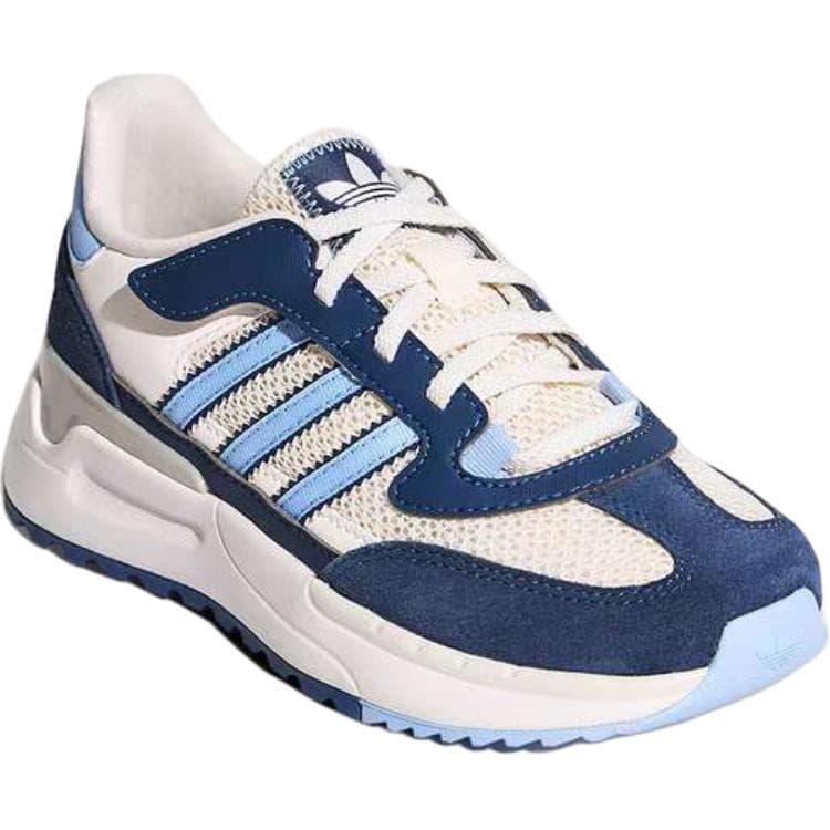 Кроссовки Adidas Originals Low Топ Детские Лайфстайл Обувь Синий Белый Для Возраста 3-7 Лет - изображение 3