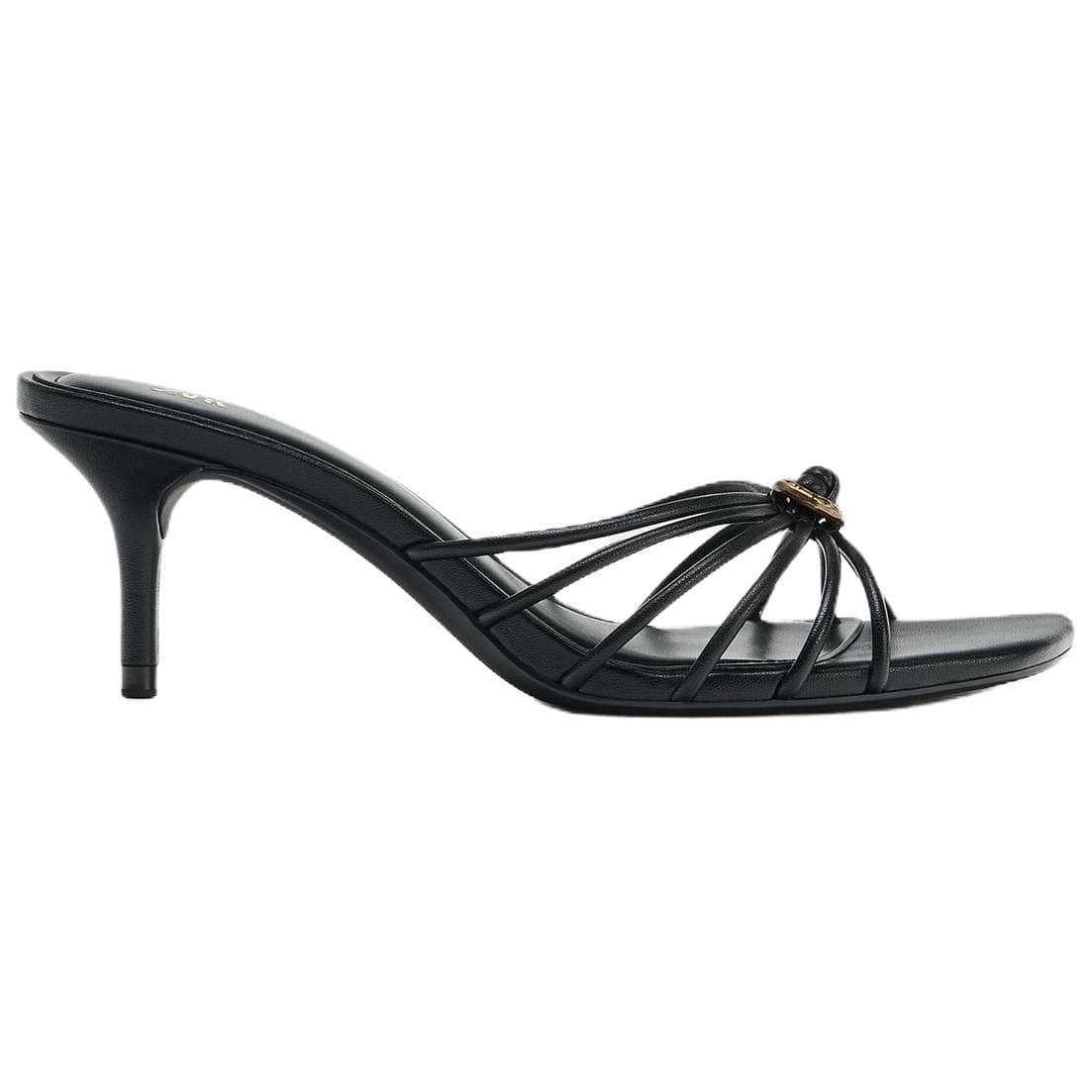 Сандалии ZARA Шлепанцы Black Women's - изображение 2