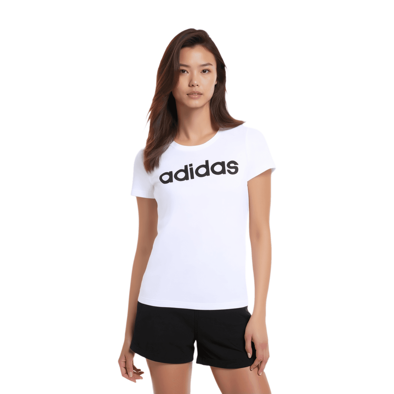 Футболка Adidas Neo T Рубашка Женская Белая - изображение 3
