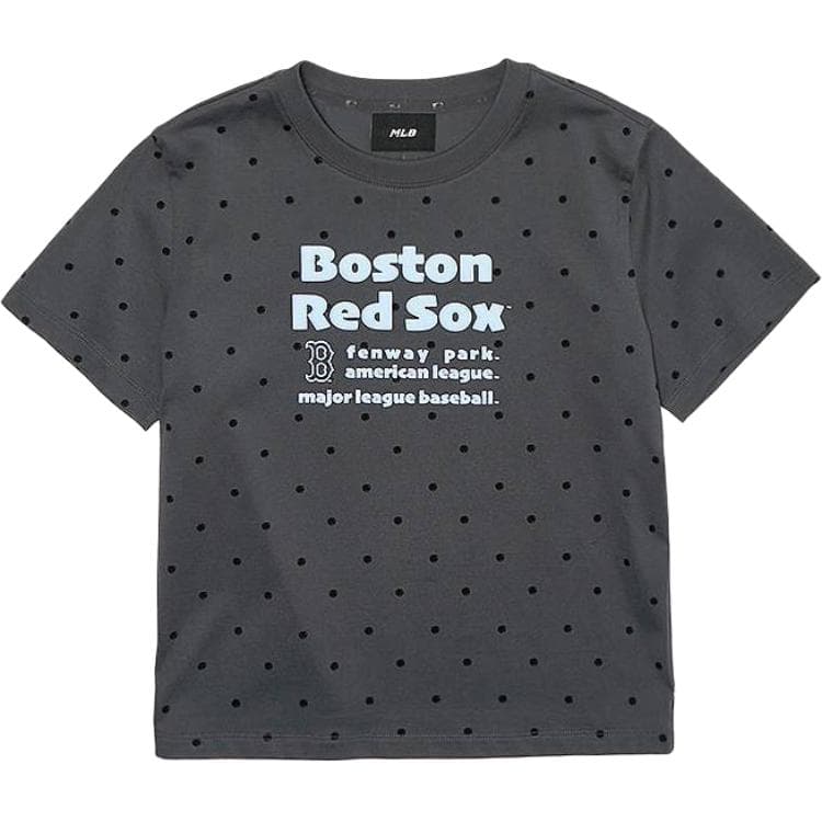 Футболка MLB Boston Red Sox Темно-серый Женские T-рубашки - изображение 1
