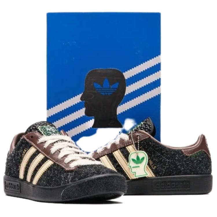 Кроссовки Adidas Originals X Brain Dead Forest Hills Low Скейтборд Кроссовки Мужские Черные - изображение 1