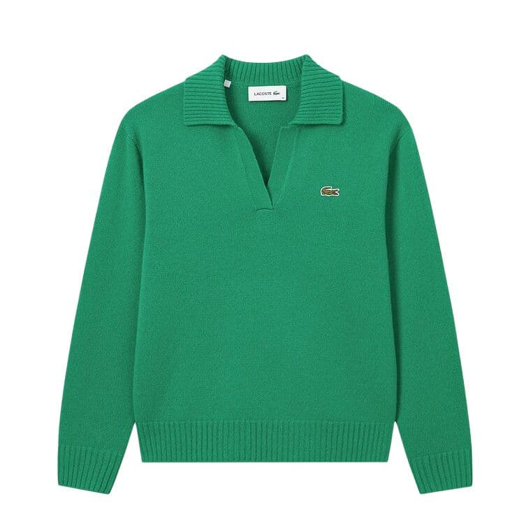 Свитер из плюшевого материала с круглым узором женский LACOSTE - изображение 1