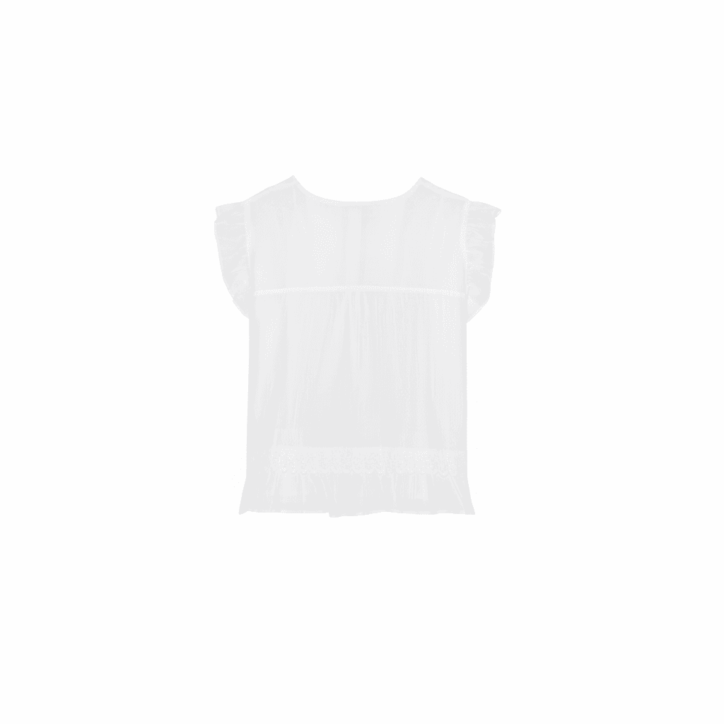 Блузка ZARA Белые Женские Рубашки - изображение 2