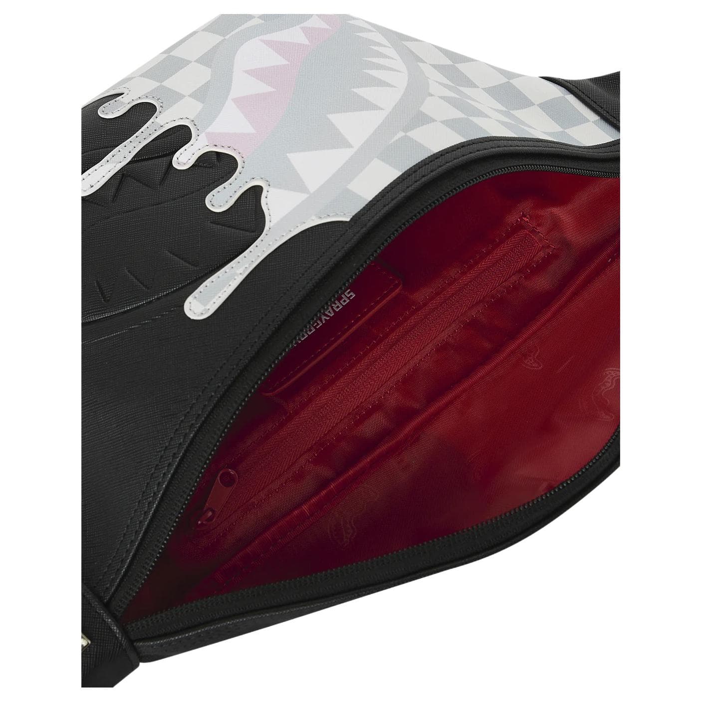 Поясная сумка SPRAYGROUND ПВХ (поливинилхлорид) Поясная сумка (бандана) Унисекс Кремовый и Черный - изображение 4