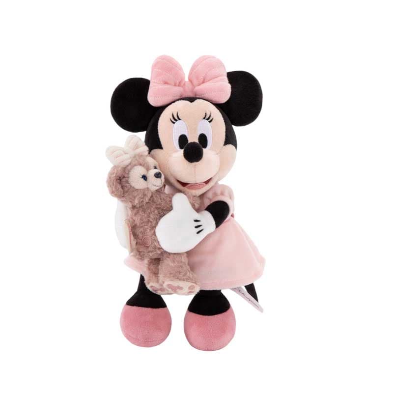 Мягкая игрушка Disney x DISNEYLAND Коллекция Minnie и ShellieMay Гонконгский Дисней Розовые Куклы Мягкая игрушка 21 см Длина тела - изображение 1