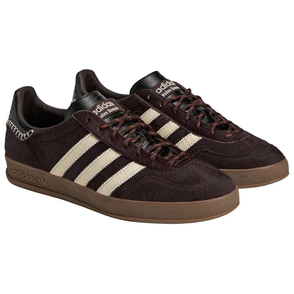 Кроссовки Adidas Originals x Wales Bonner Gazelle Устойчивые к истиранию низкие кеды немецкой армии (GAT) Мужские Коричневые - изображение 3