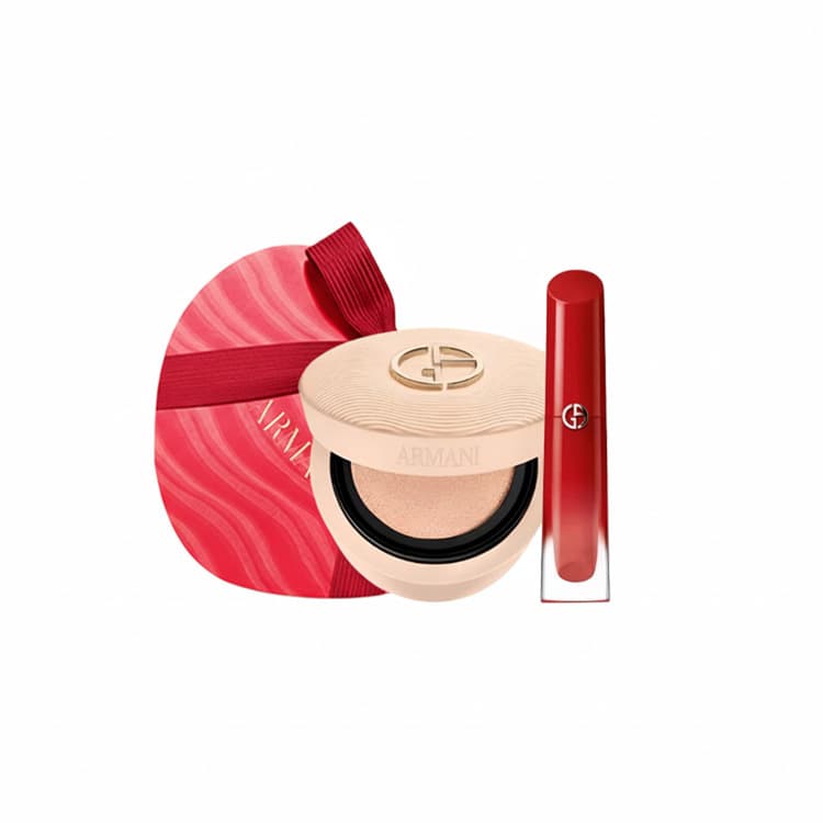 GIORGIO ARMANI Набор косметики Natural Glow 4 мл + 14 г - изображение 1