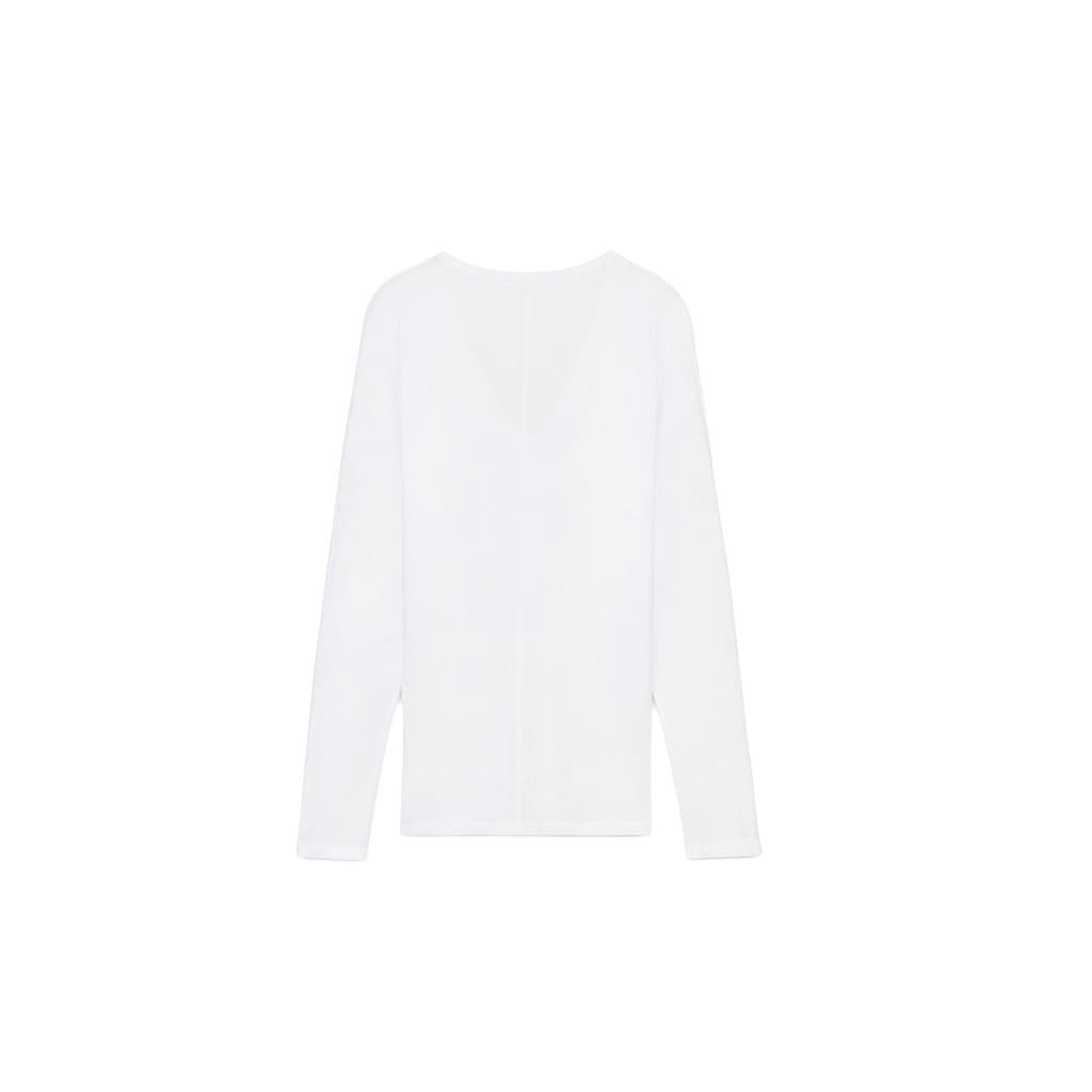Футболка ZARA Белые Женские T-рубашки - изображение 2