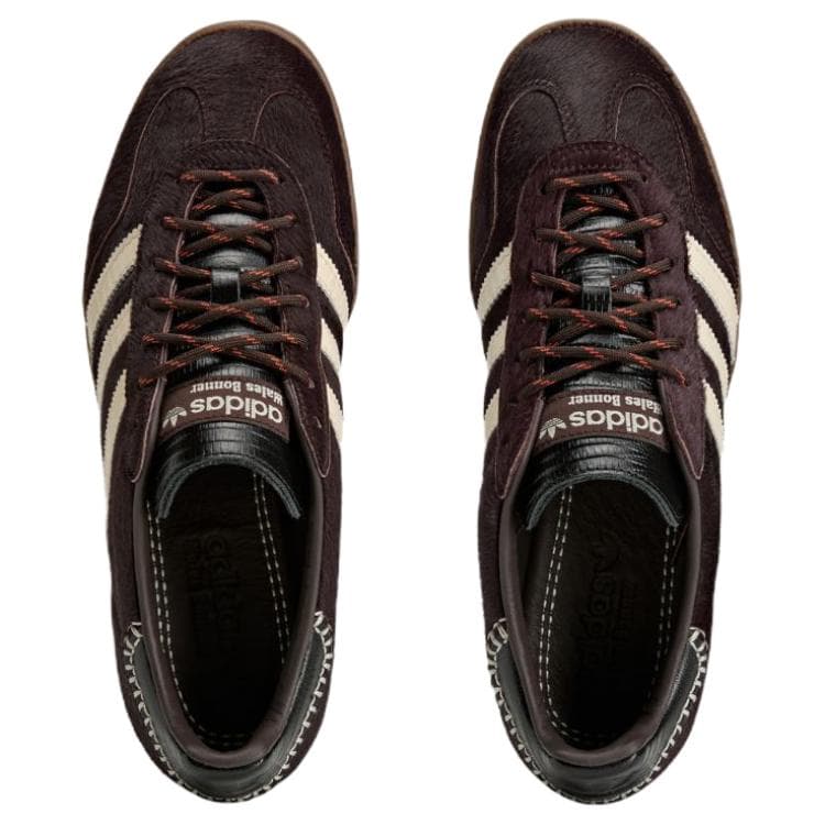Кроссовки Adidas Originals x Wales Bonner Gazelle Устойчивые к истиранию низкие кеды немецкой армии (GAT) Мужские Коричневые - изображение 4