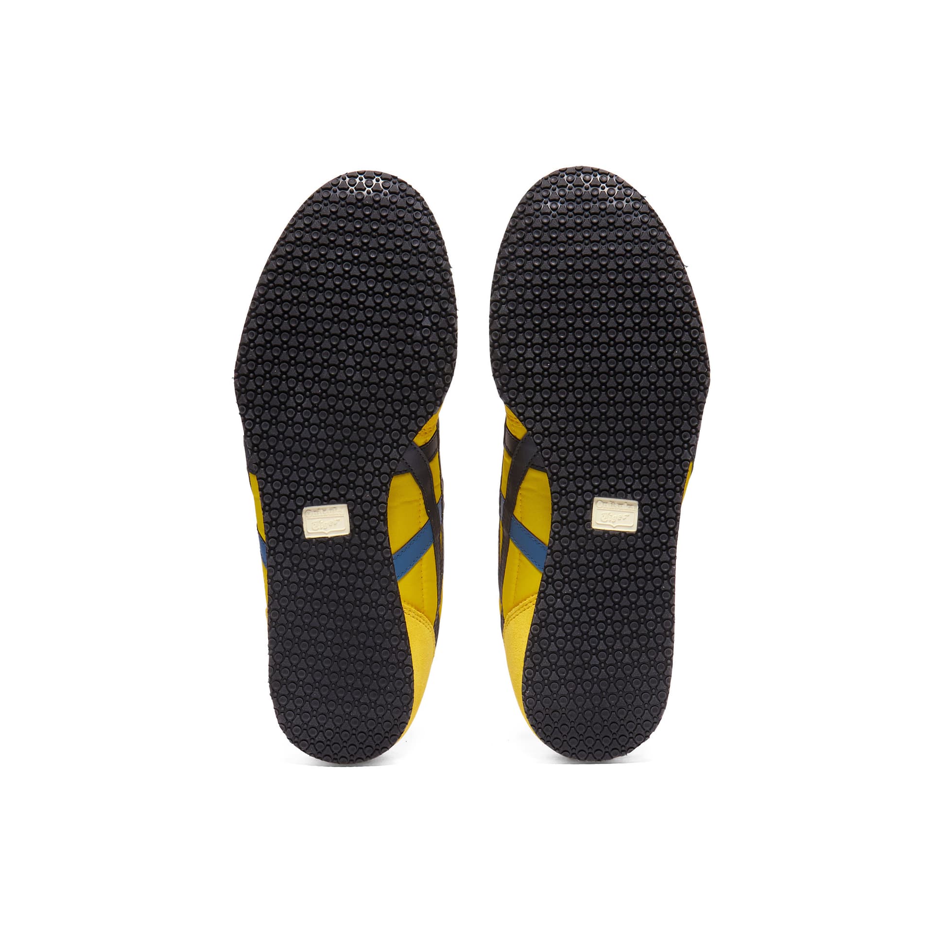 Кроссовки Onitsuka Tiger SERRANO Slip-On Ткань Повседневная Обувь Унисекс Желтый Темно-Синий - изображение 7