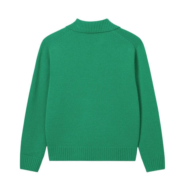 Свитер из плюшевого материала с круглым узором женский LACOSTE - изображение 2
