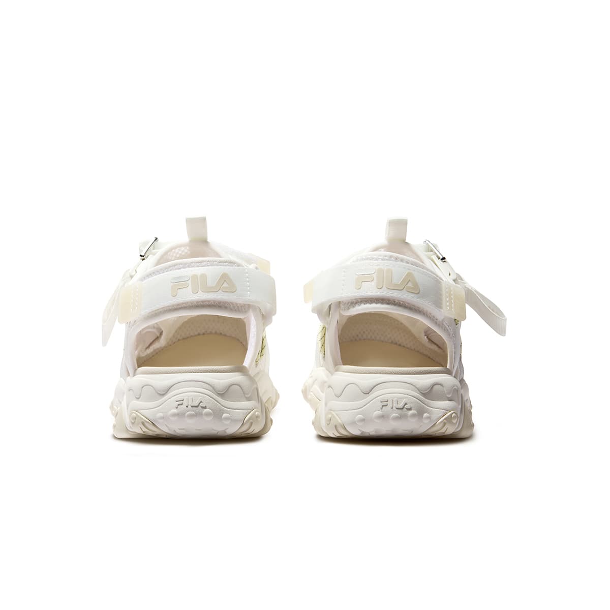 Сандалии FILA KIDS Синтетическая кожа текстиль Anti KICK устойчивый к истиранию дышащие сандалии белый средний белый пена белый - изображение 4