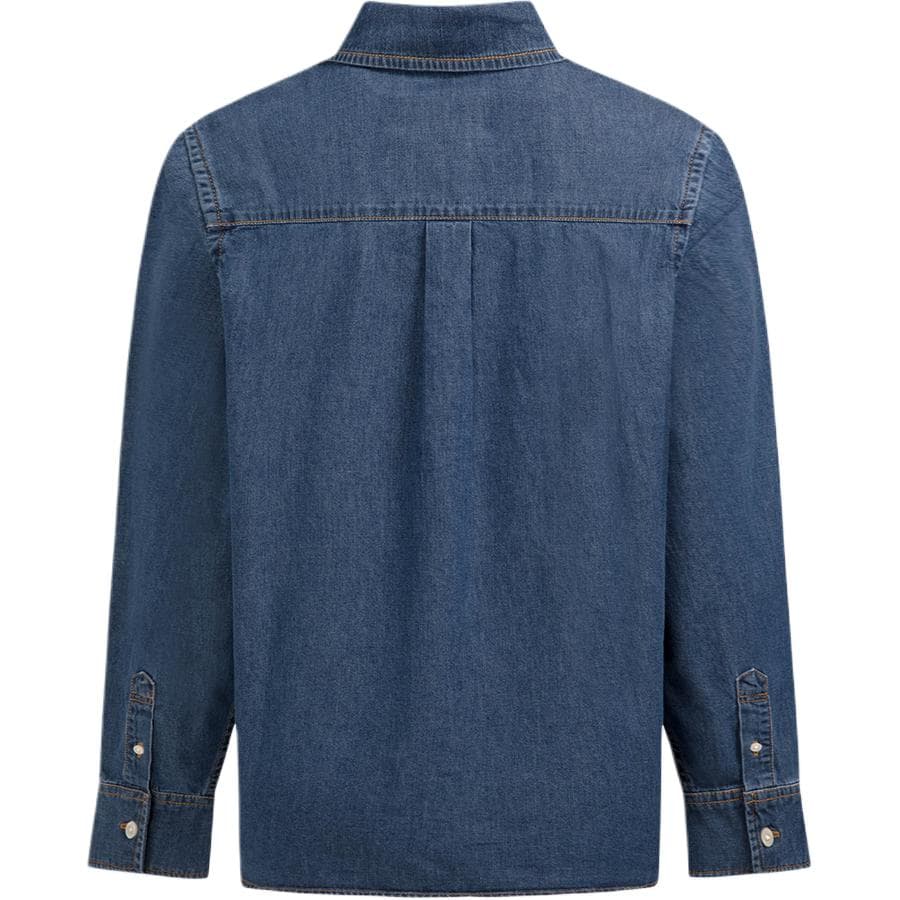 Блузка Hush Puppies J001 Джинсовый Синий Женская Рубашка - изображение 2