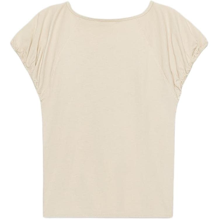 Футболка ZARA Песок Женские T-рубашки - изображение 2