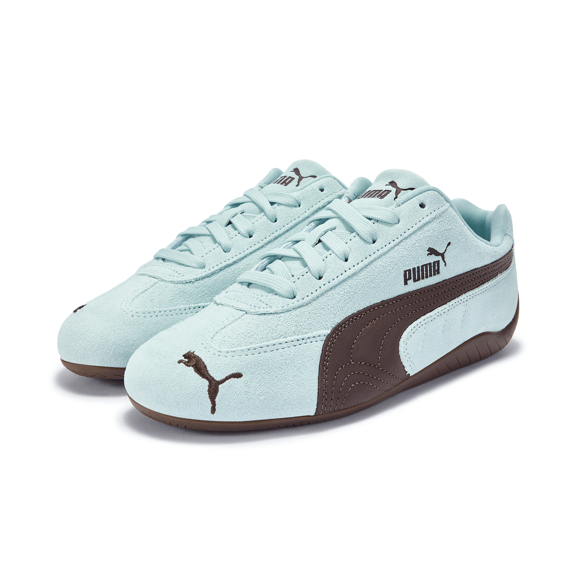 Кроссовки PUMA Speedcat Покрытие Баланс Легкий Лоу-топы Повседневная обувь Unisex Light Синий - изображение 3