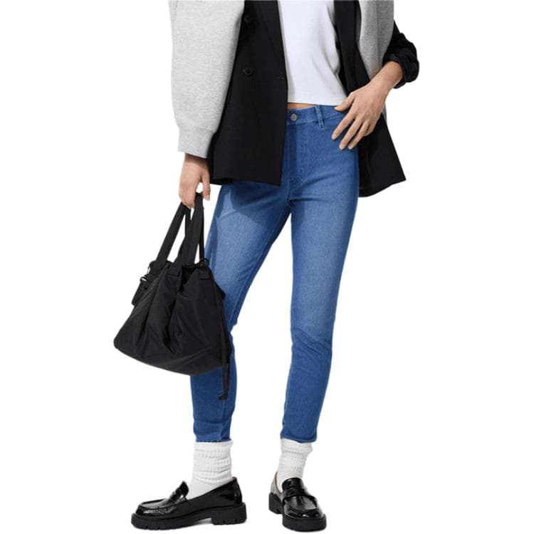 Джинсы UNIQLO SS26 Королевский Синий Женские Джинсы - изображение 1