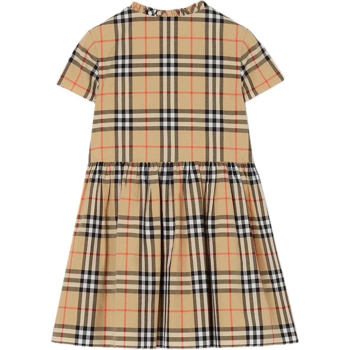 Burberry Песочно-бежевые Платья для девочек - изображение 2