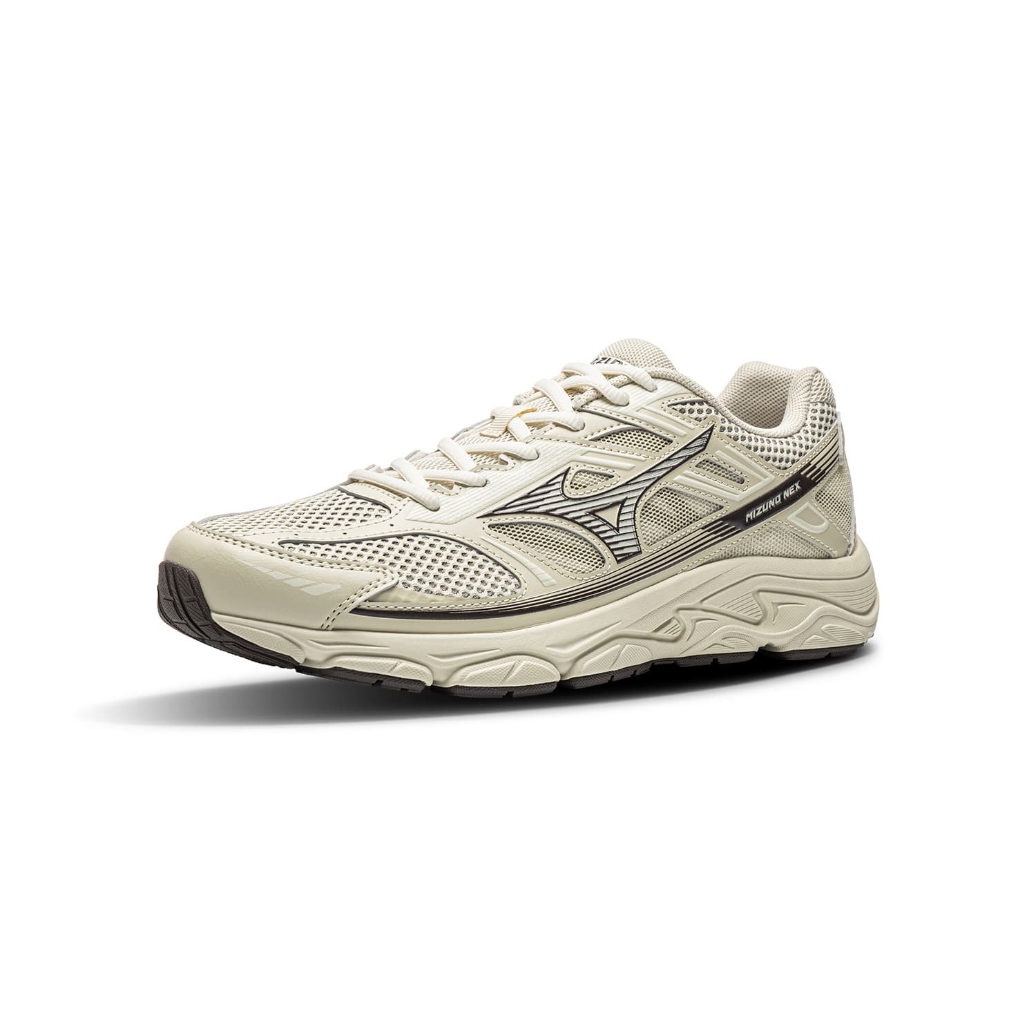 Кроссовки для бега Mizuno NEX Low Топ Повседневные кроссовки для бега Унисекс Ледяно-белый - изображение 2