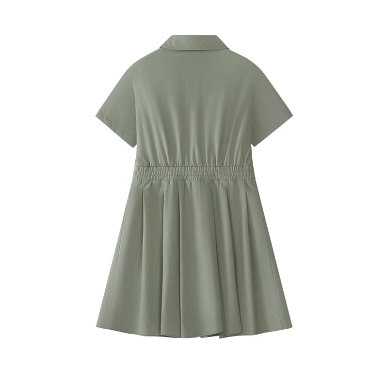 Платье FILA FUSION FOB Короткий Sleeved Платье Женские Тихий серый - изображение 2