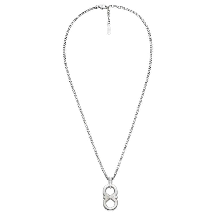 Ожерелье EMPORIO ARMANI Мужские ожерелья из нержавеющей стали серебряные - изображение 2