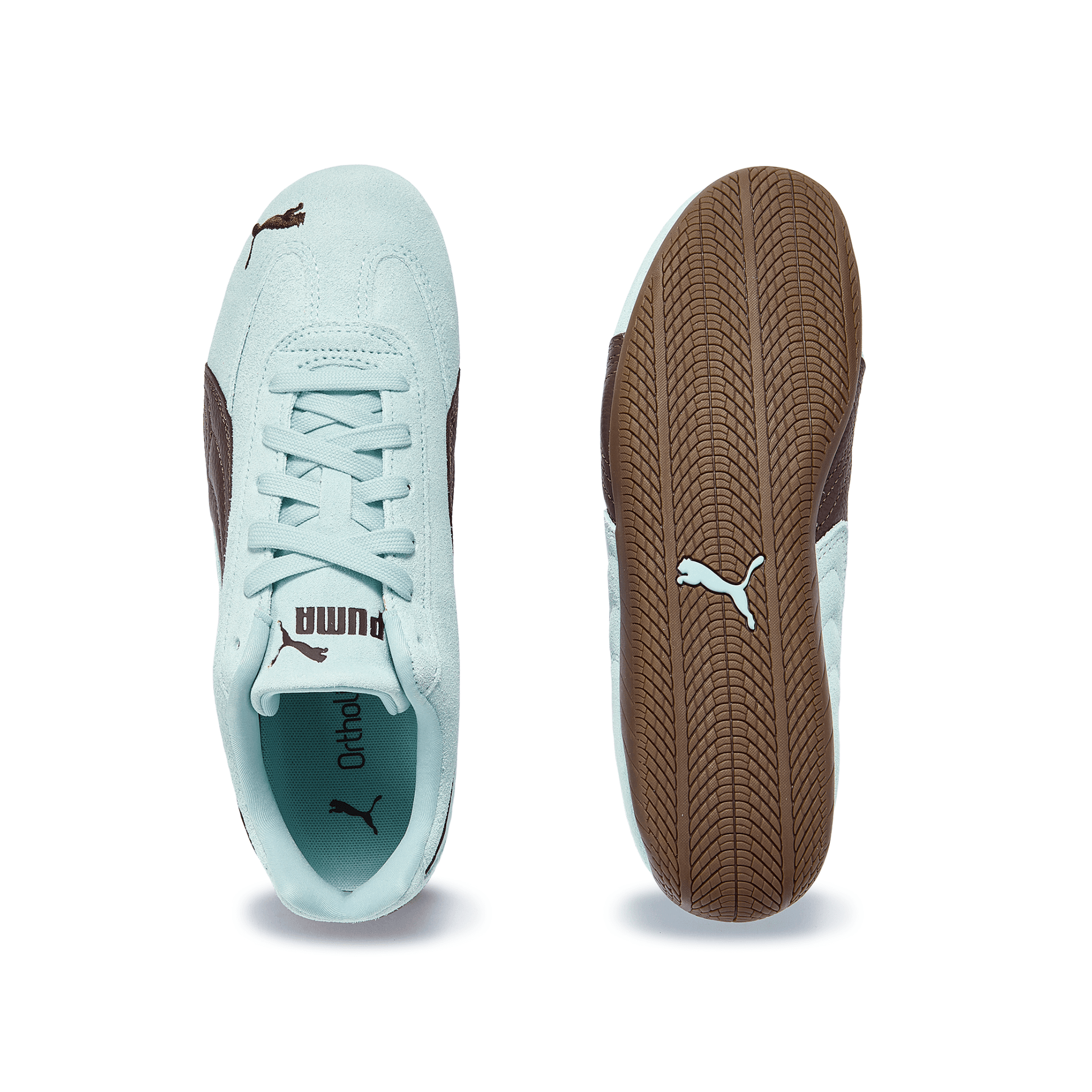 Кроссовки PUMA Speedcat Покрытие Баланс Легкий Лоу-топы Повседневная обувь Unisex Light Синий - изображение 5