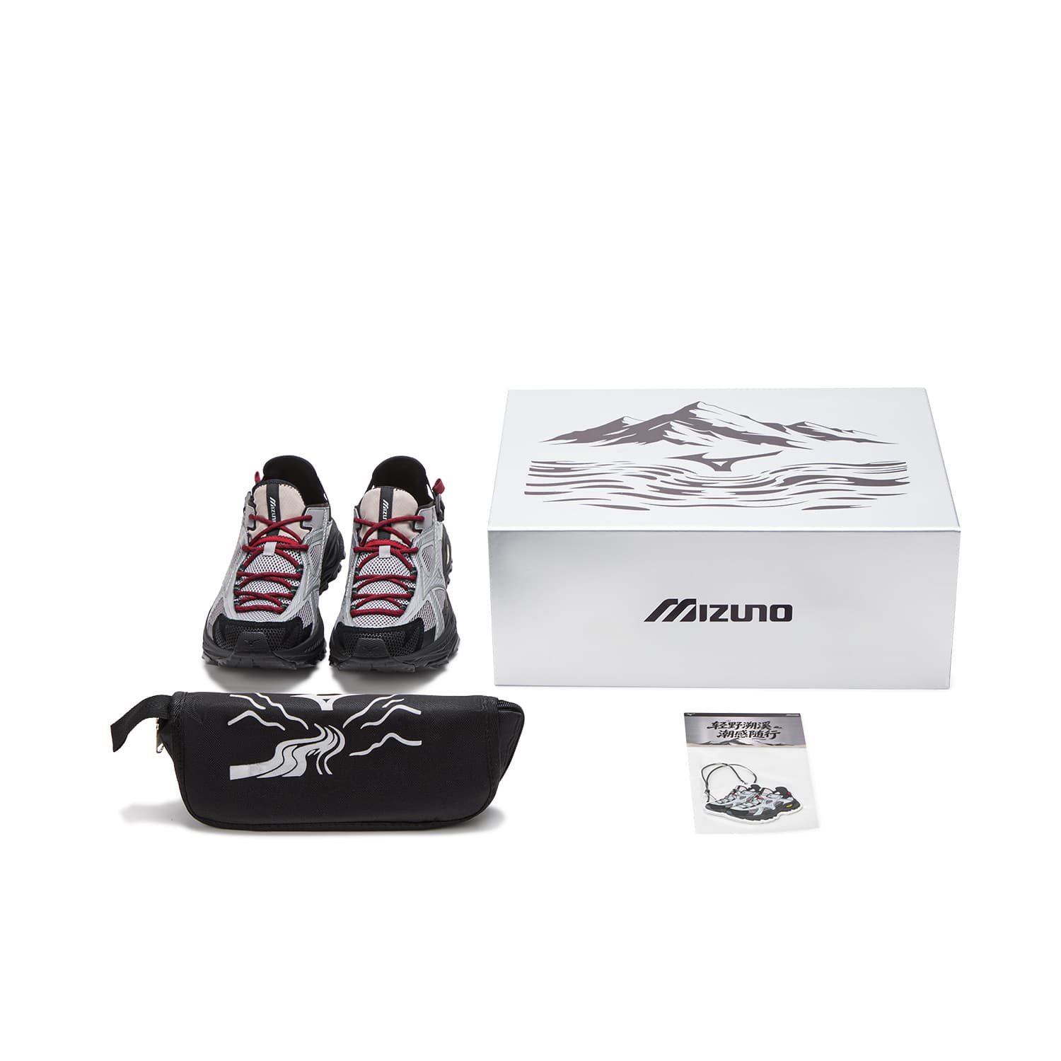 Сандалии Mizuno Racer Trail Горная обувь для бега Унисекс Туманно-серый - изображение 2