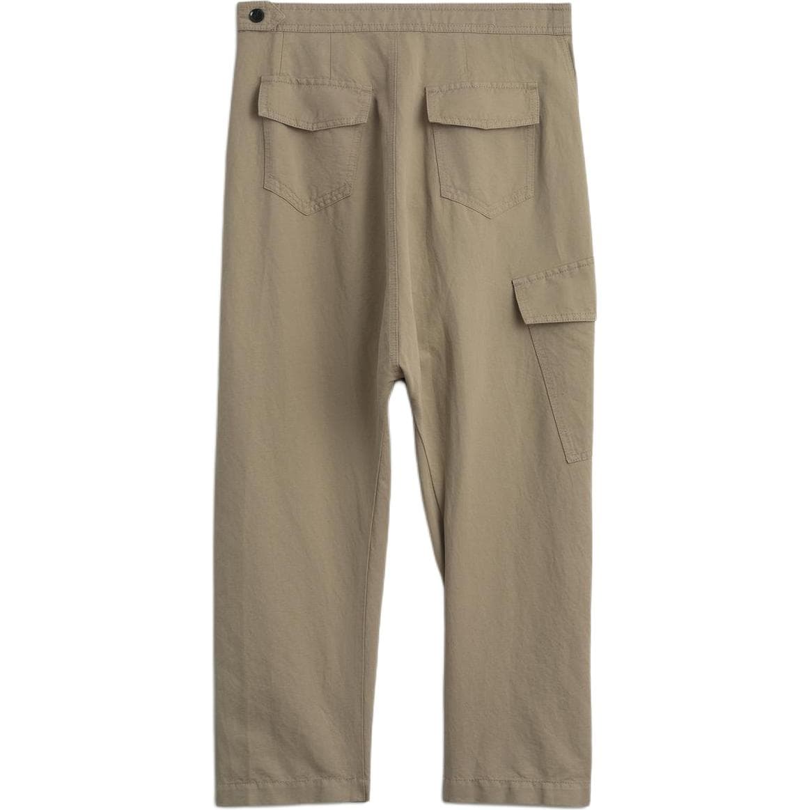 Штаны ZARA Light Beige Yellow Khaki Women's Casual Pants ZARA Светло-бежевые Желтые Хаки Женские Повседневные Штаны - изображение 2