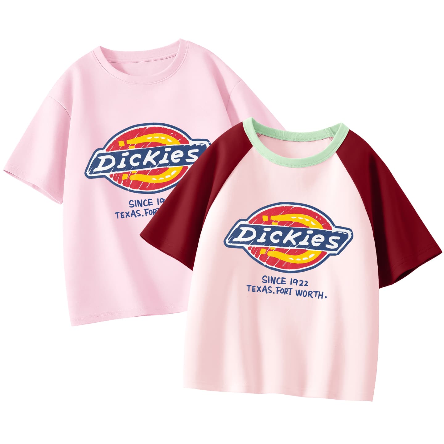 Футболка Dickies T-рубашка 2 предмета комплект волшебных цветов для детей - изображение 1