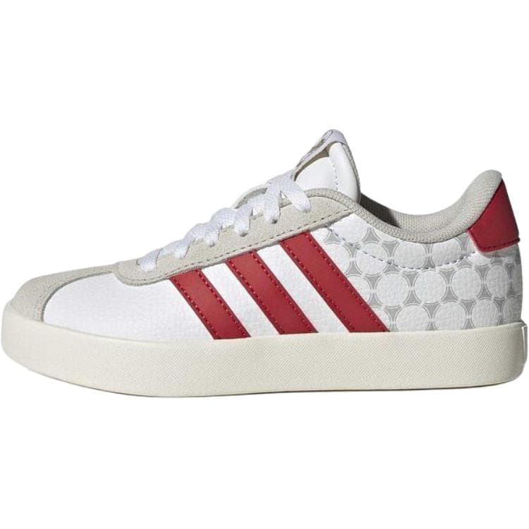 Кроссовки Adidas VL COURT 3,0 Low Топ Детская Скейтбординг Обувь Белый Красный Малыш - изображение 1