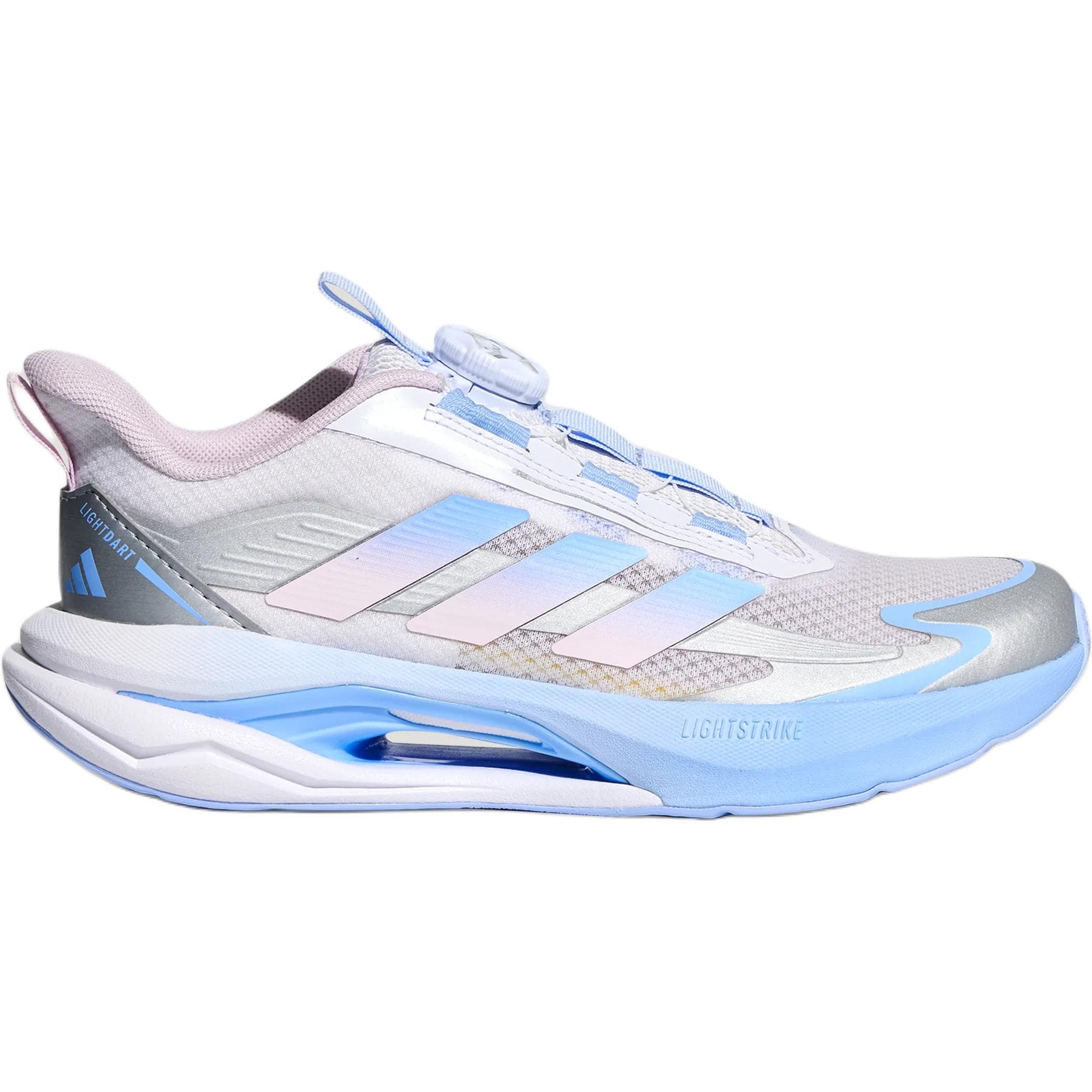 Кроссовки Adidas Lightdart Habu Low Беговые кроссовки Розовые Синие Белые Детские - изображение 2