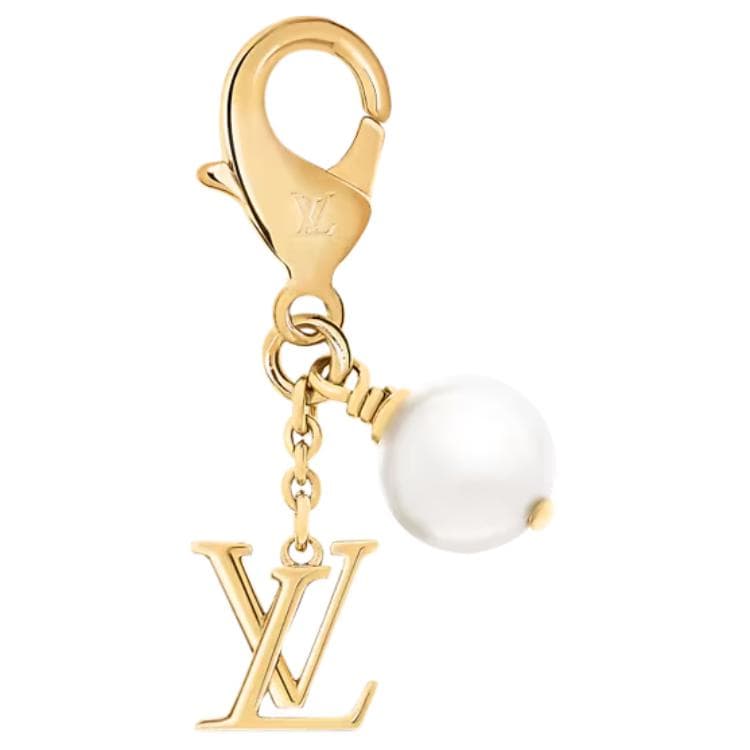 Аксессуар LOUIS VUITTON Золото Металл Белая Смола Жемчужные Аксессуары Унисекс Золото - изображение 2