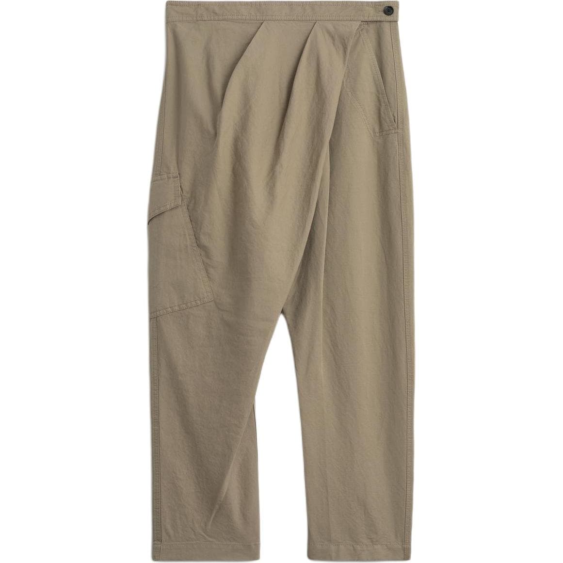 Штаны ZARA Light Beige Yellow Khaki Women's Casual Pants ZARA Светло-бежевые Желтые Хаки Женские Повседневные Штаны - изображение 1