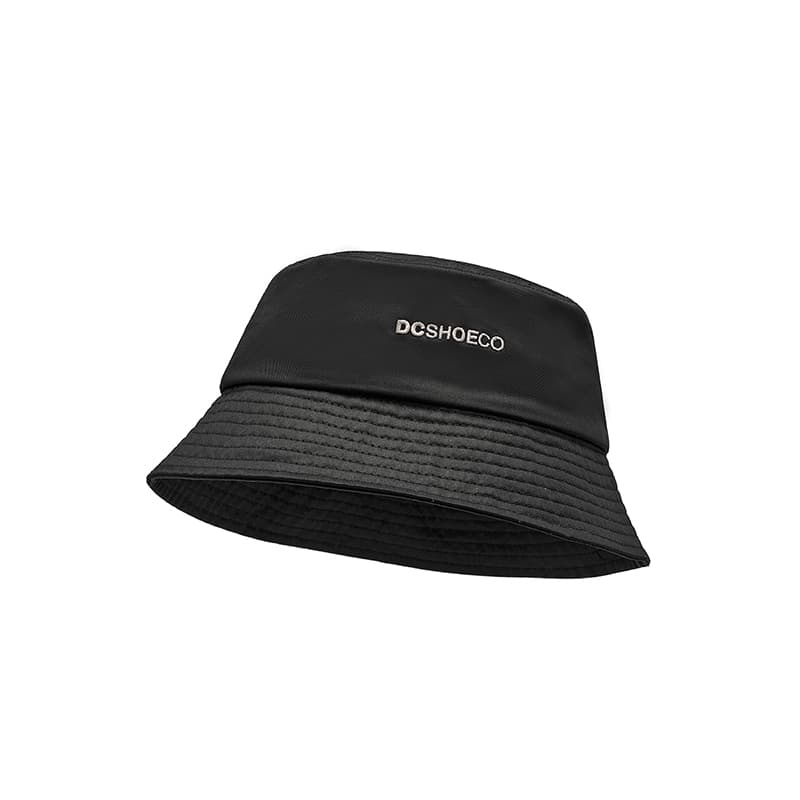 Панама DCSHOES Роскошная уличная одежда Cotton Bucket Hats Стандартное издание Унисекс Черный хаки - изображение 3