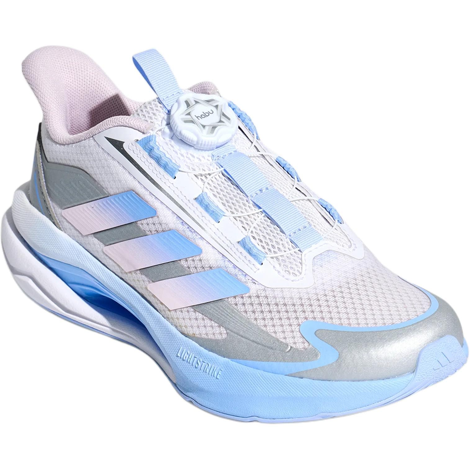 Кроссовки Adidas Lightdart Habu Low Беговые кроссовки Розовые Синие Белые Детские - изображение 3