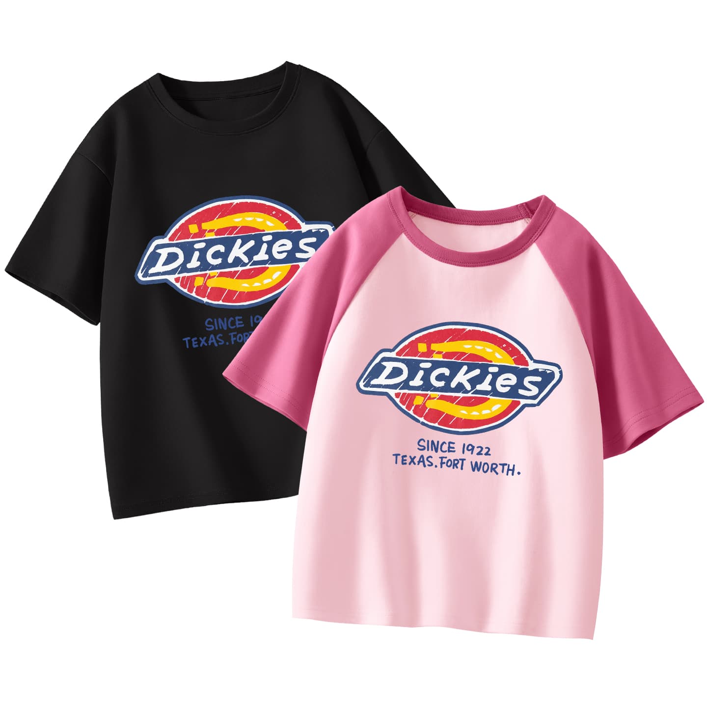 Футболка Dickies T-рубашка 2 предмета комплект волшебных цветов для детей - изображение 1