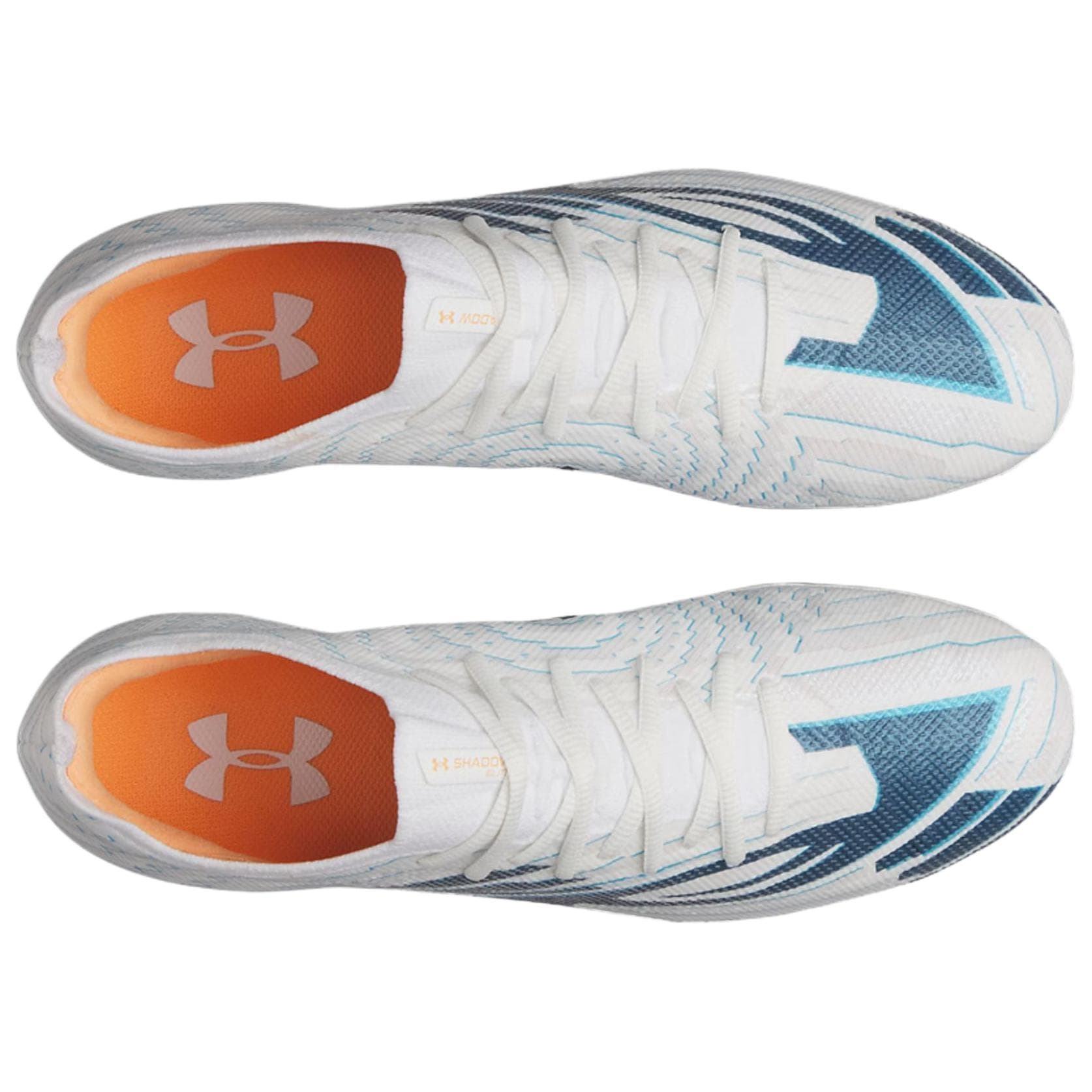 Кроссовки для футбола Under Armour Shadow Elite 4 Футбольные бутсы Мужские Белые - изображение 4
