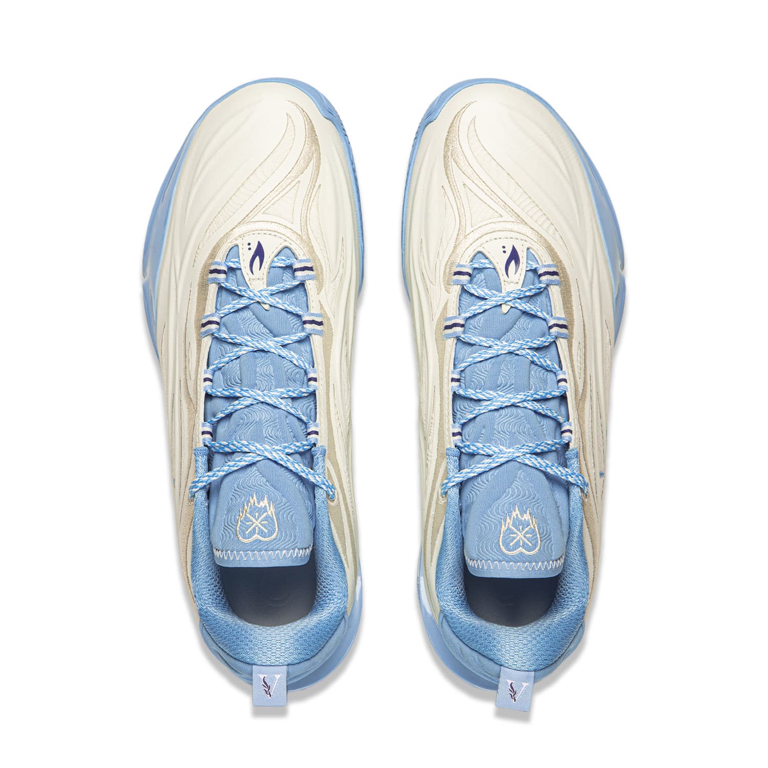 Кроссовки для баскетбола Li-Ning Wade 808 5 Ultra V2 Айвори Баскетбольные кроссовки для игры Лоу-топы Мужской Легкий Стабильный Поддержка Покрытие Антискручивание Амортизация Противоскользящий Износостойкий Дышащий Oтскок Сцепление - изображение 4